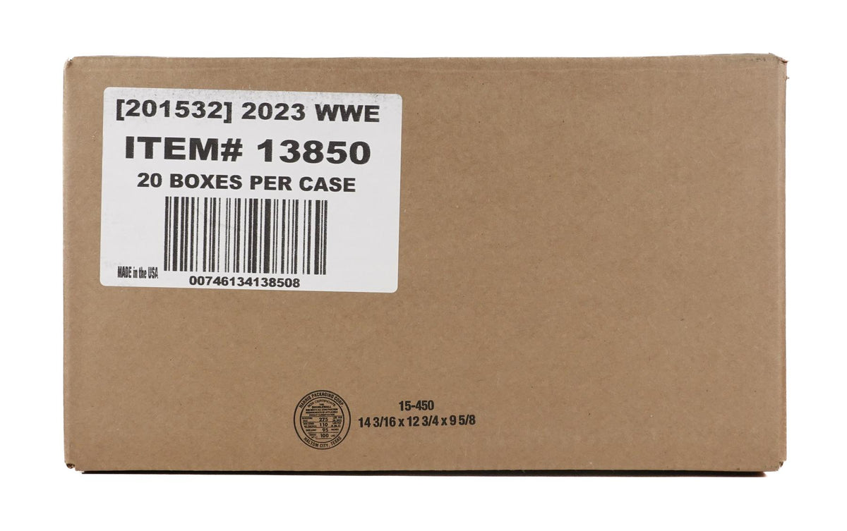 2023 Panini Prizm WWE Wrestling Under Card 20-Box Case