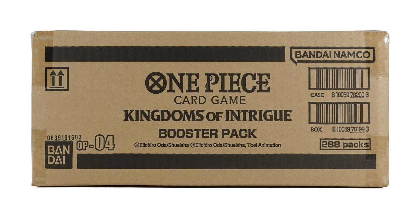 One Piece TCG: Kingdoms of Intrigue (OP-04) Booster 12-Box Case