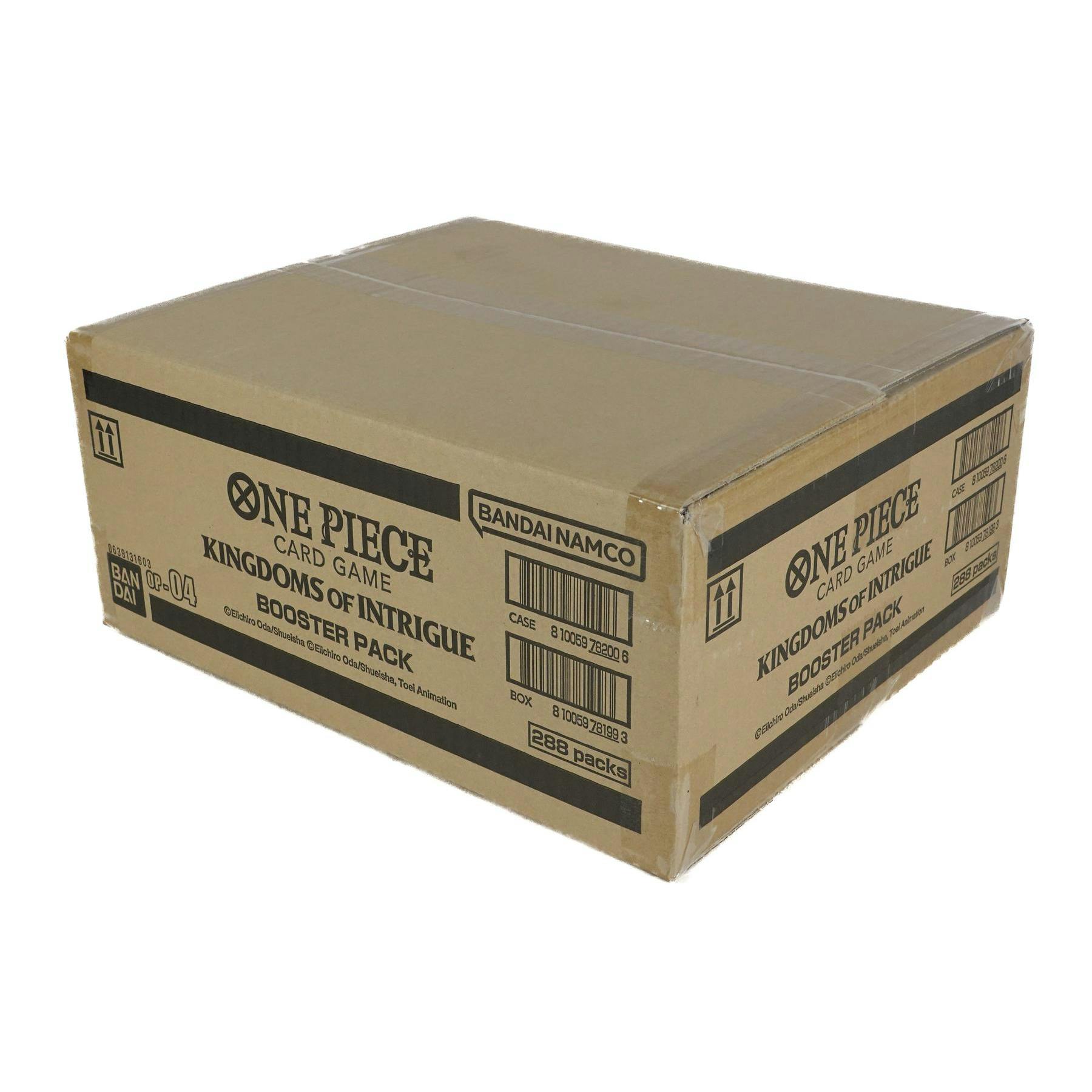 One Piece TCG: Kingdoms of Intrigue (OP-04) Booster 12-Box Case