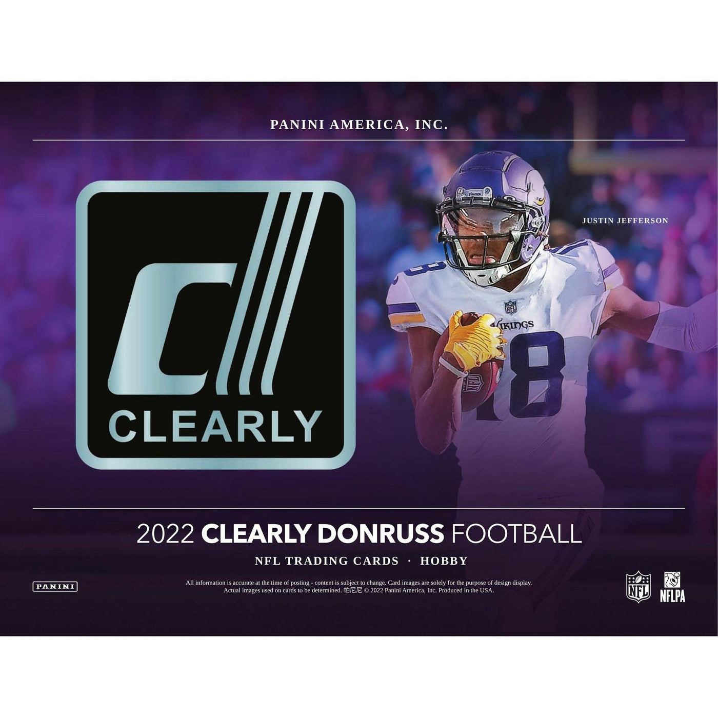 2022 Panini Clearly Donruss Football Hobby Box