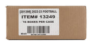 2022 Panini Clearly Donruss Football Hobby 16-Box Case