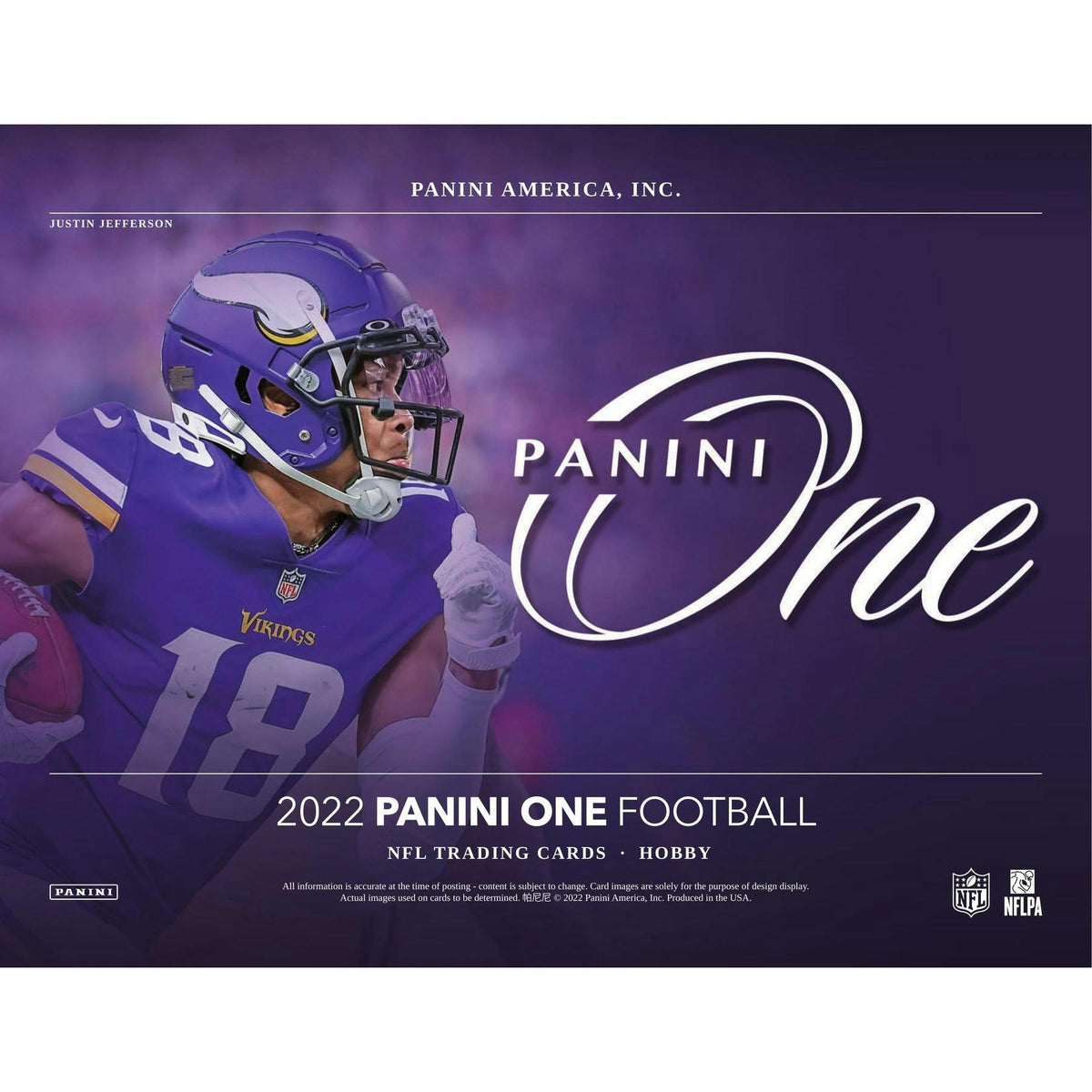 2022 Panini One Football Hobby 20-Box Case
