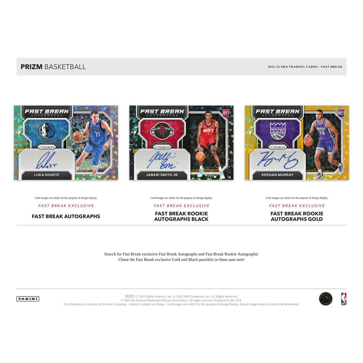 2022/23 Panini Prizm Basketball Fast Break 20-Box Case