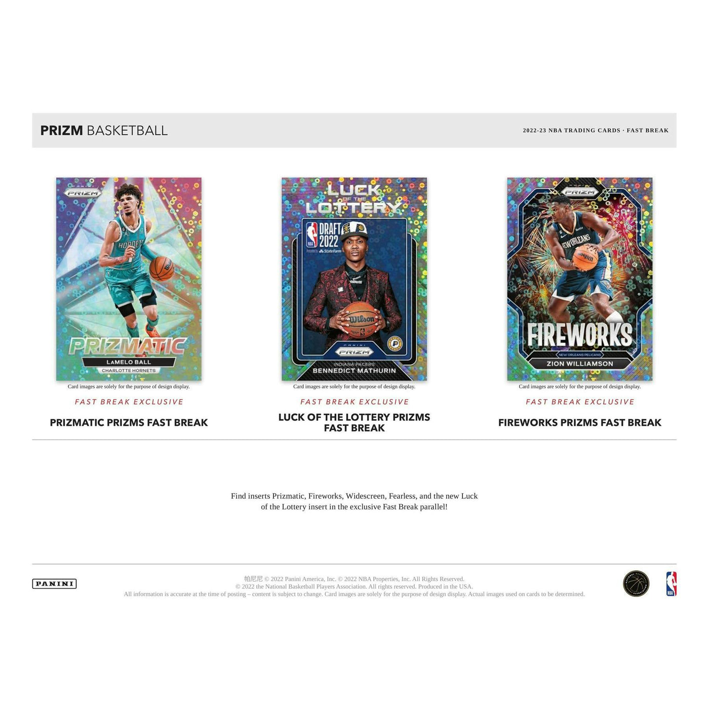 2022/23 Panini Prizm Basketball Fast Break 20-Box Case