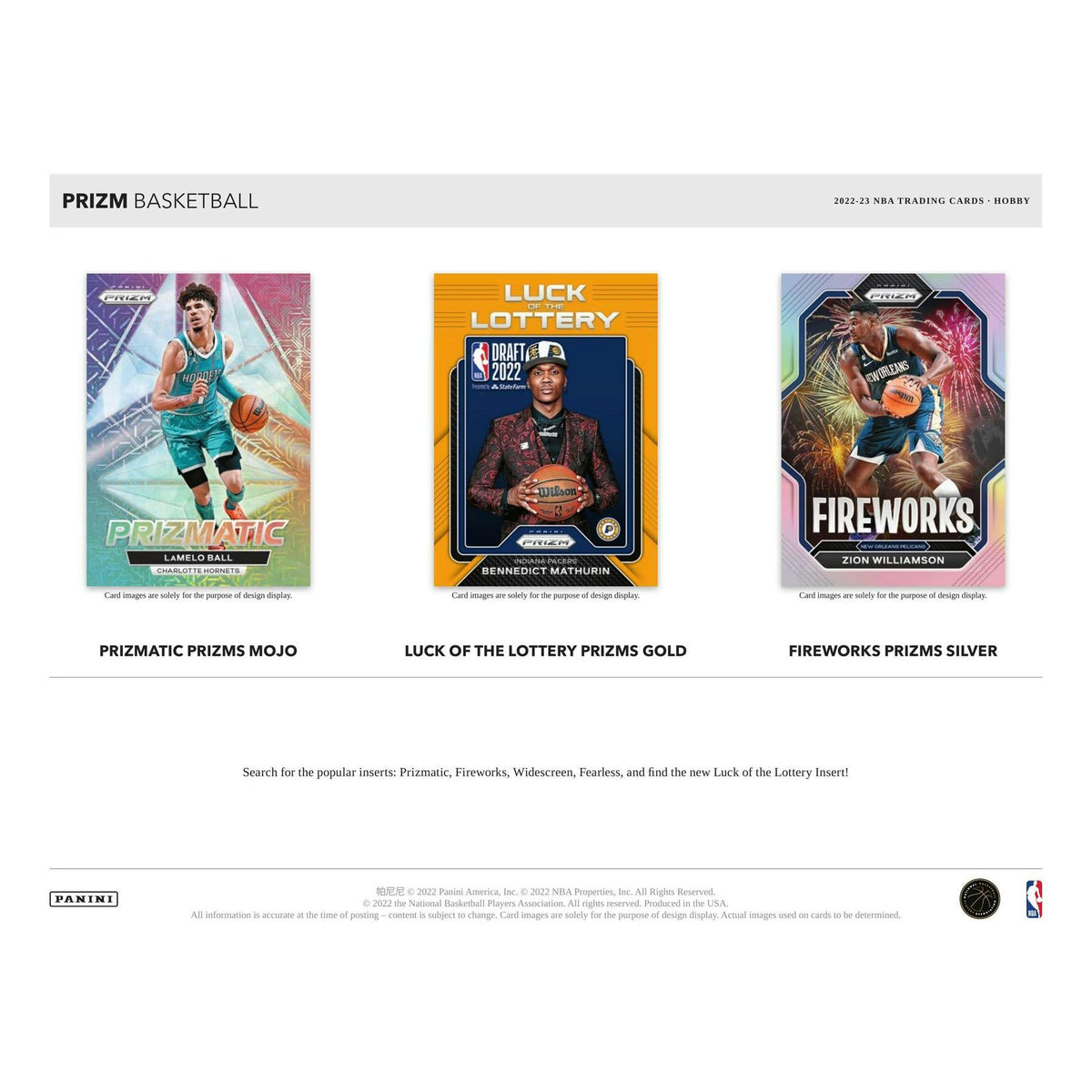 2022/23 Panini Prizm Basketball Hobby 12-Box Case