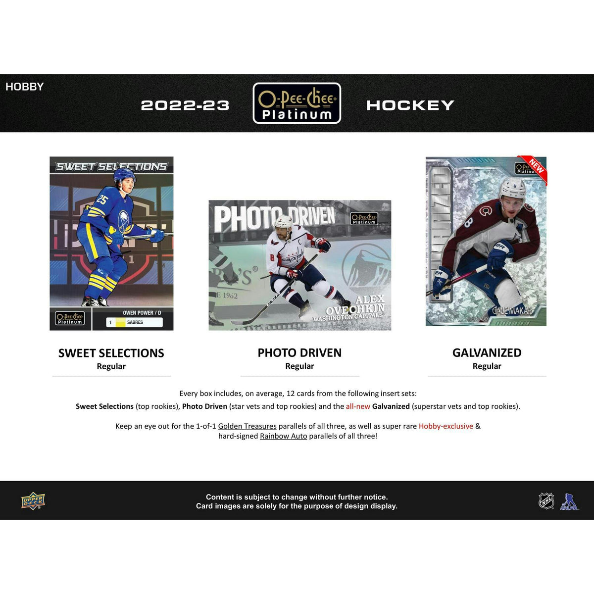 2022/23 Upper Deck O-Pee-Chee Platinum Hockey Hobby Pack