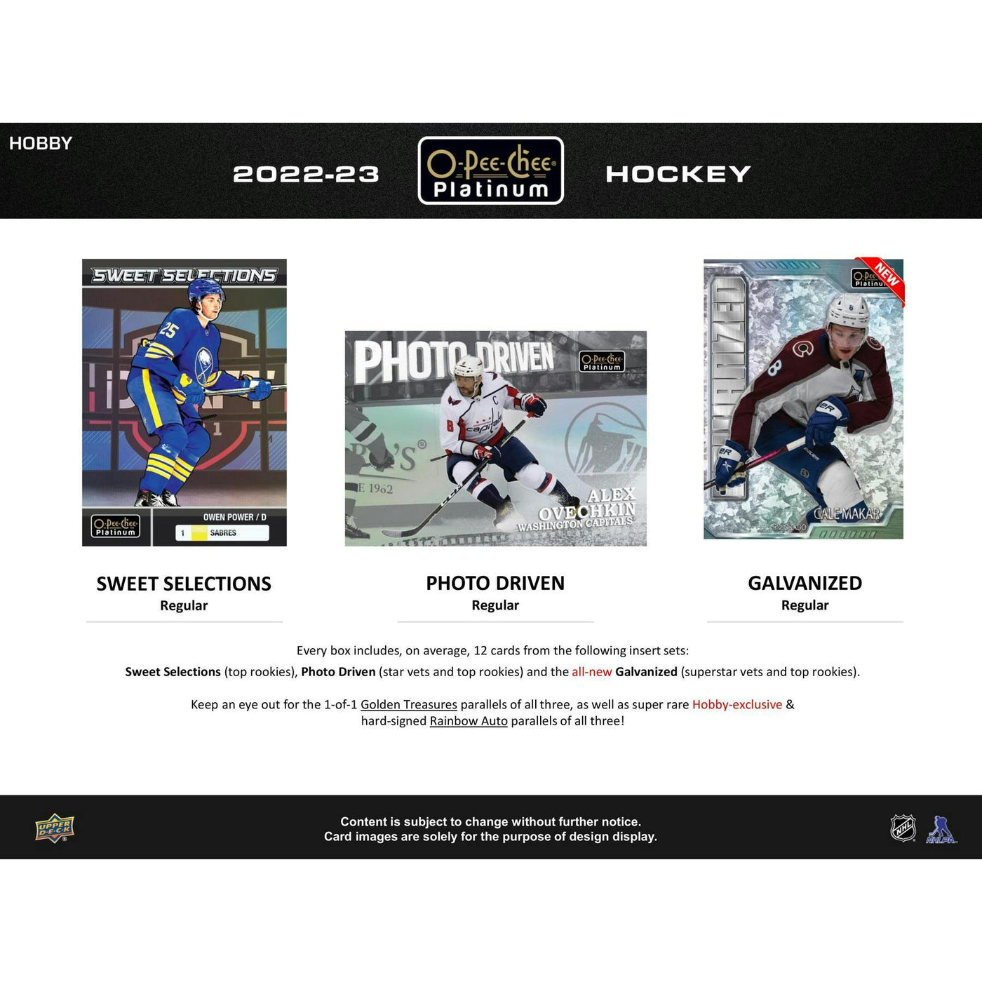 2022/23 Upper Deck O-Pee-Chee Platinum Hockey Hobby Box