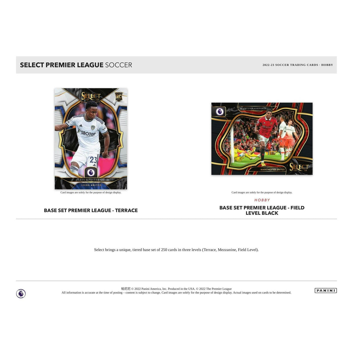 2022/23 Panini Select Premier League EPL Soccer Hobby Box