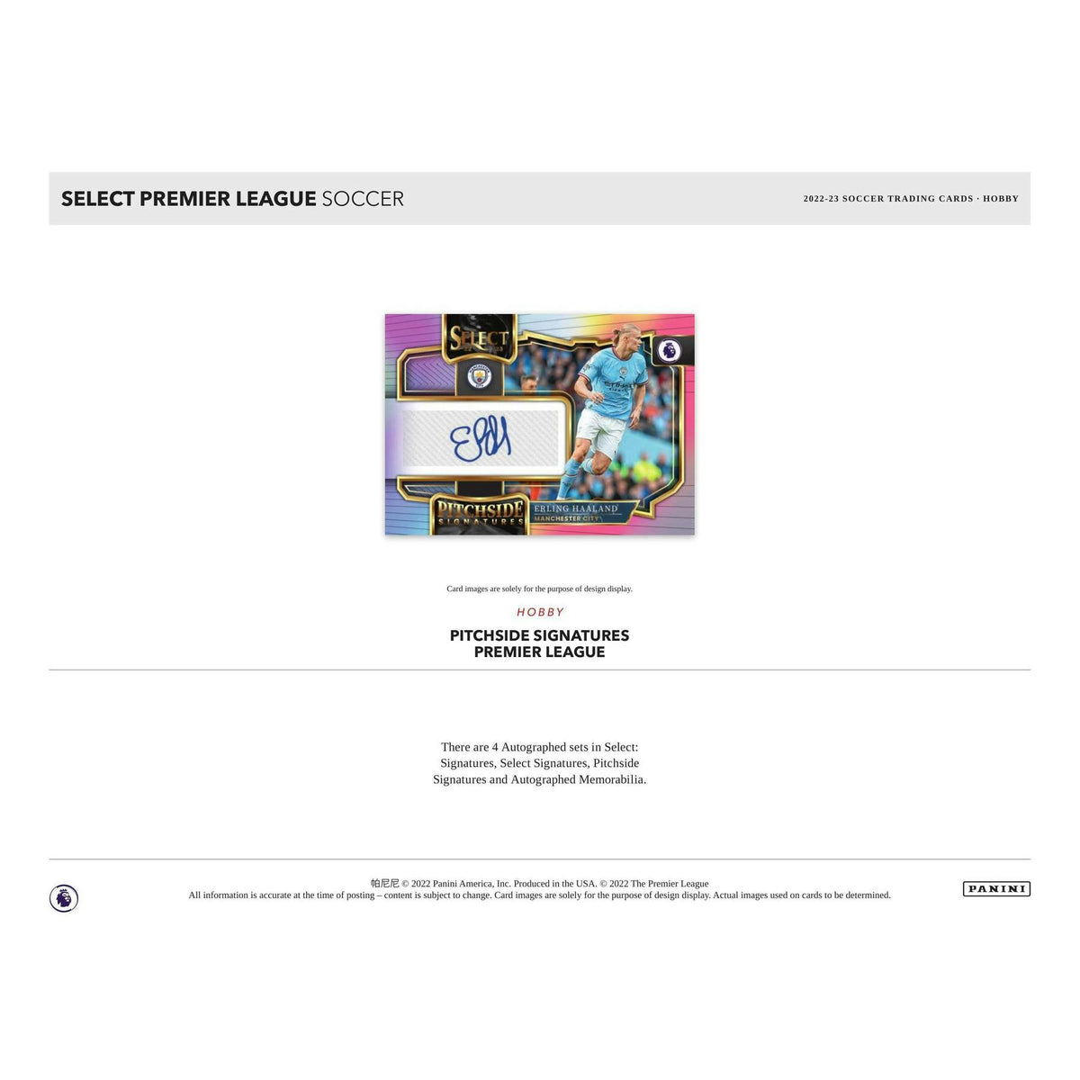 2022/23 Panini Select Premier League EPL Soccer Hobby Box