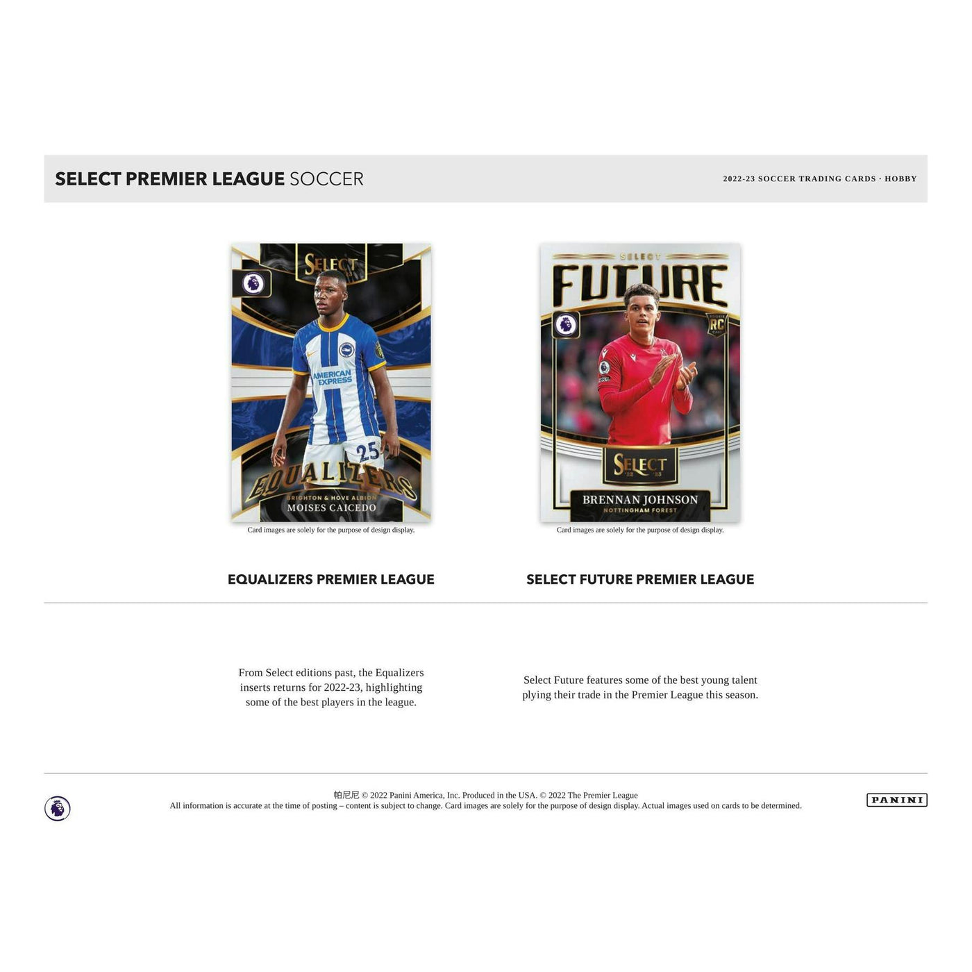 2022/23 Panini Select Premier League EPL Soccer Hobby Box