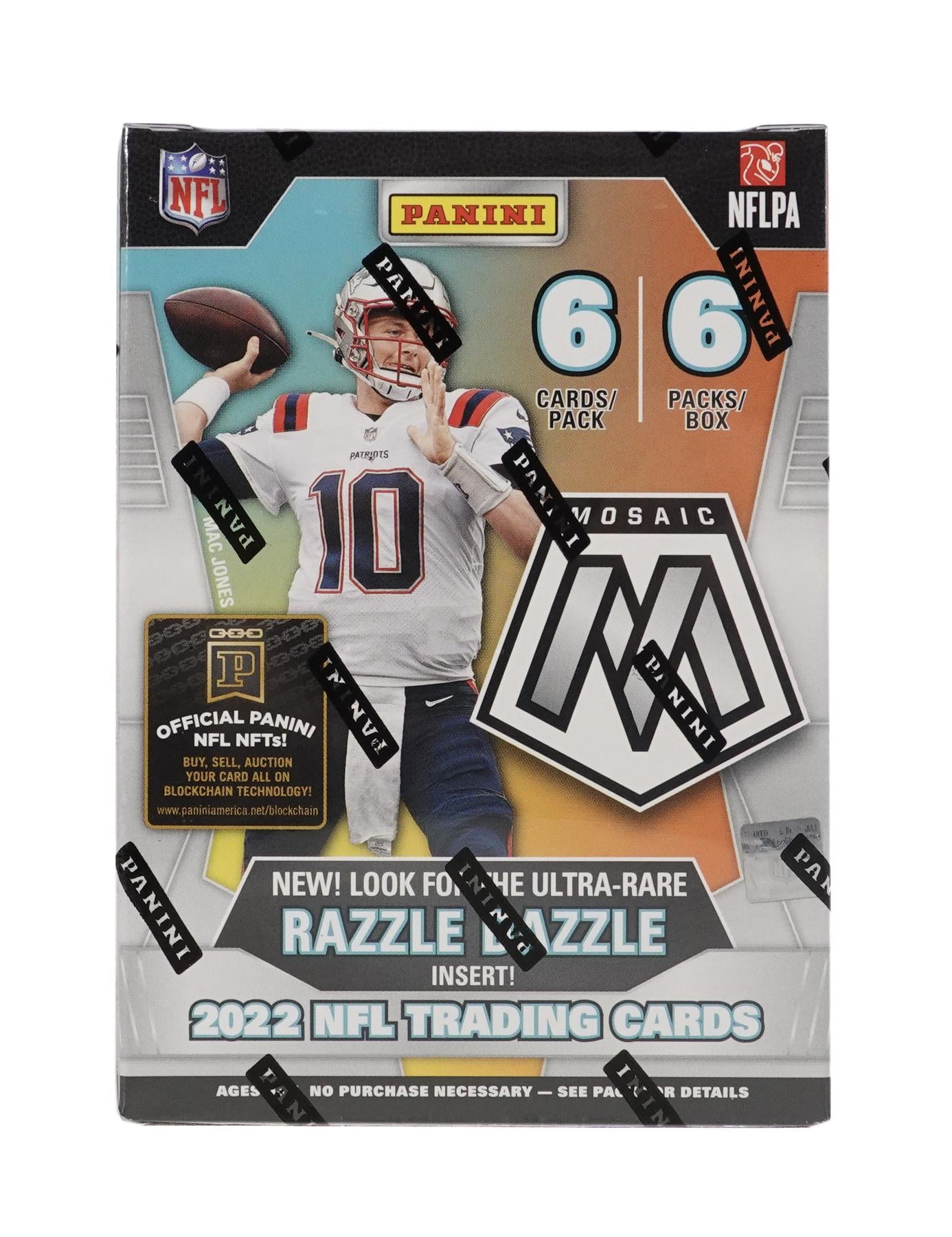 2022 Panini Mosaic Football Blaster Hobby Box (Red Inserts!) (Fanatics)