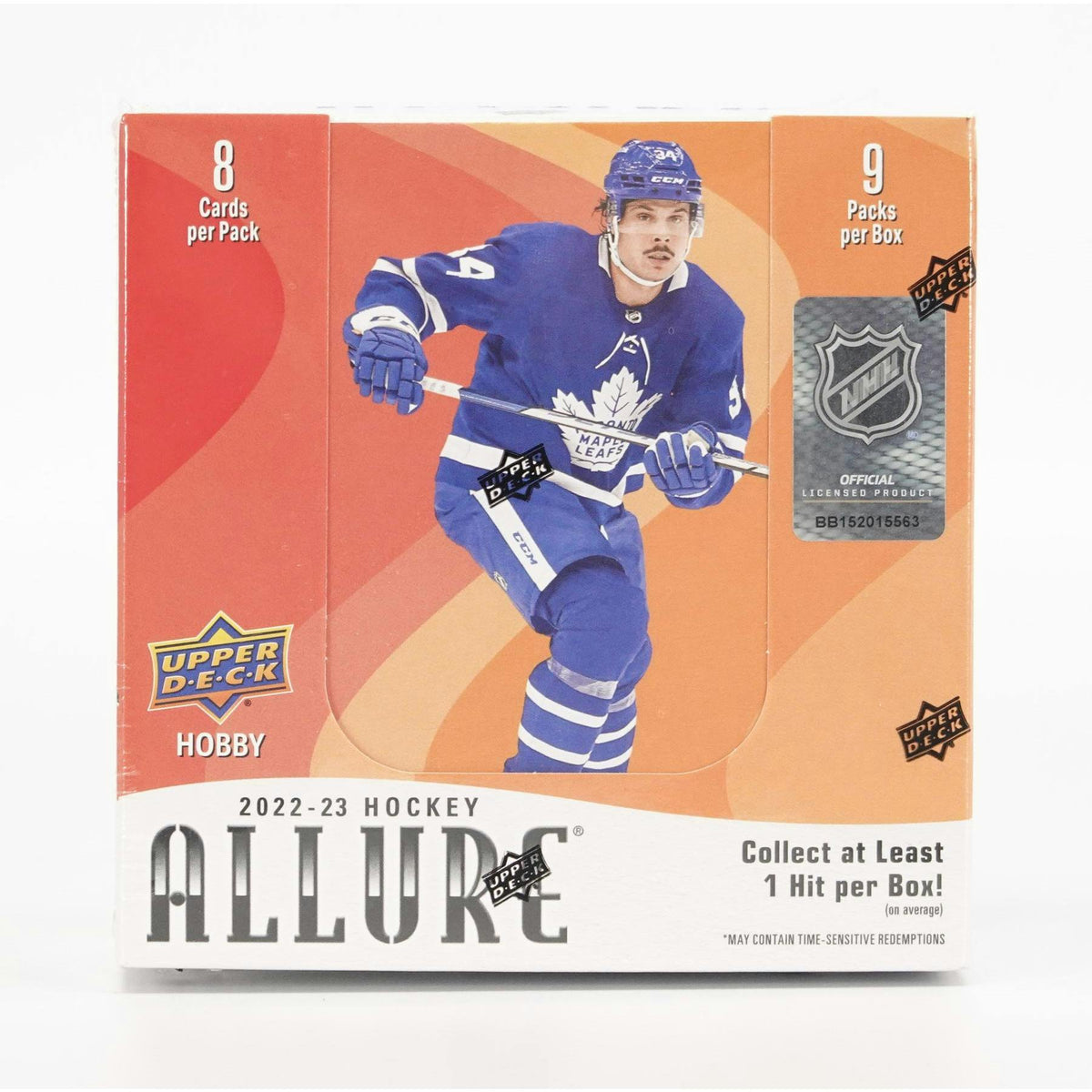 2022/23 Upper Deck Allure Hockey Hobby 18-Box Case