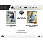 2022/23 Upper Deck SP Authentic Hockey Hobby Box