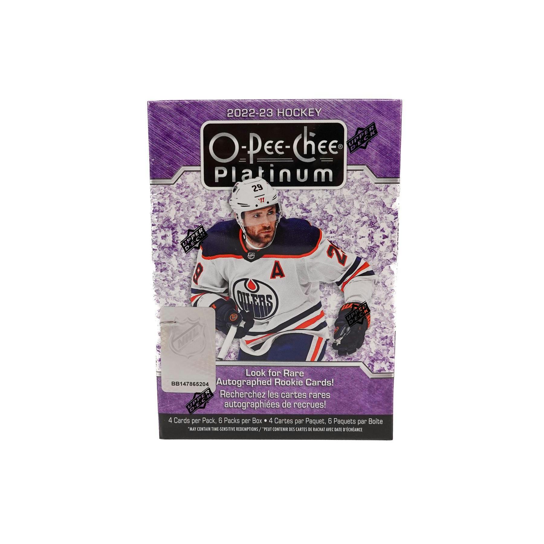 2022/23 Upper Deck O-Pee-Chee Platinum Hockey 6-Pack Blaster Box (Reed Buy)