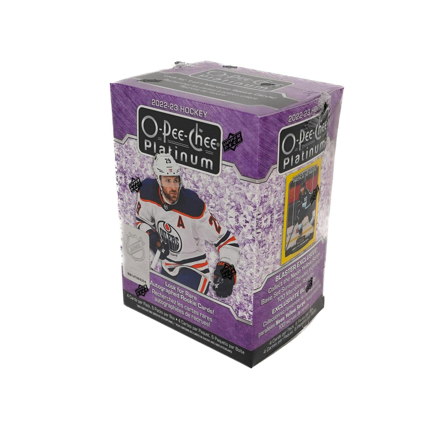 2022/23 Upper Deck O-Pee-Chee Platinum Hockey 6-Pack Blaster Box (Reed Buy)