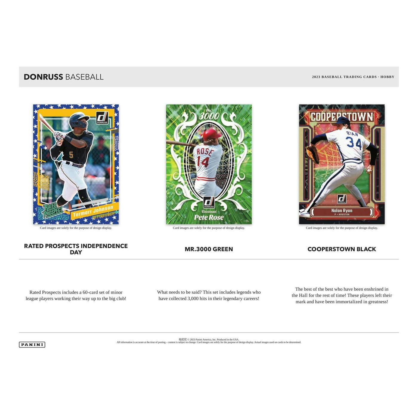 2023 Panini Donruss Baseball Hobby Box