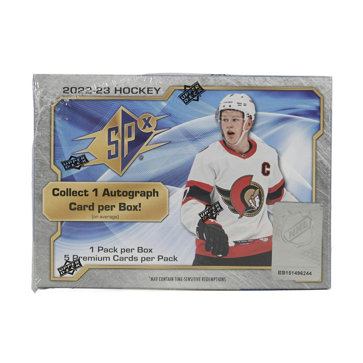 2022/23 Upper Deck SPx Hockey Hobby Box
