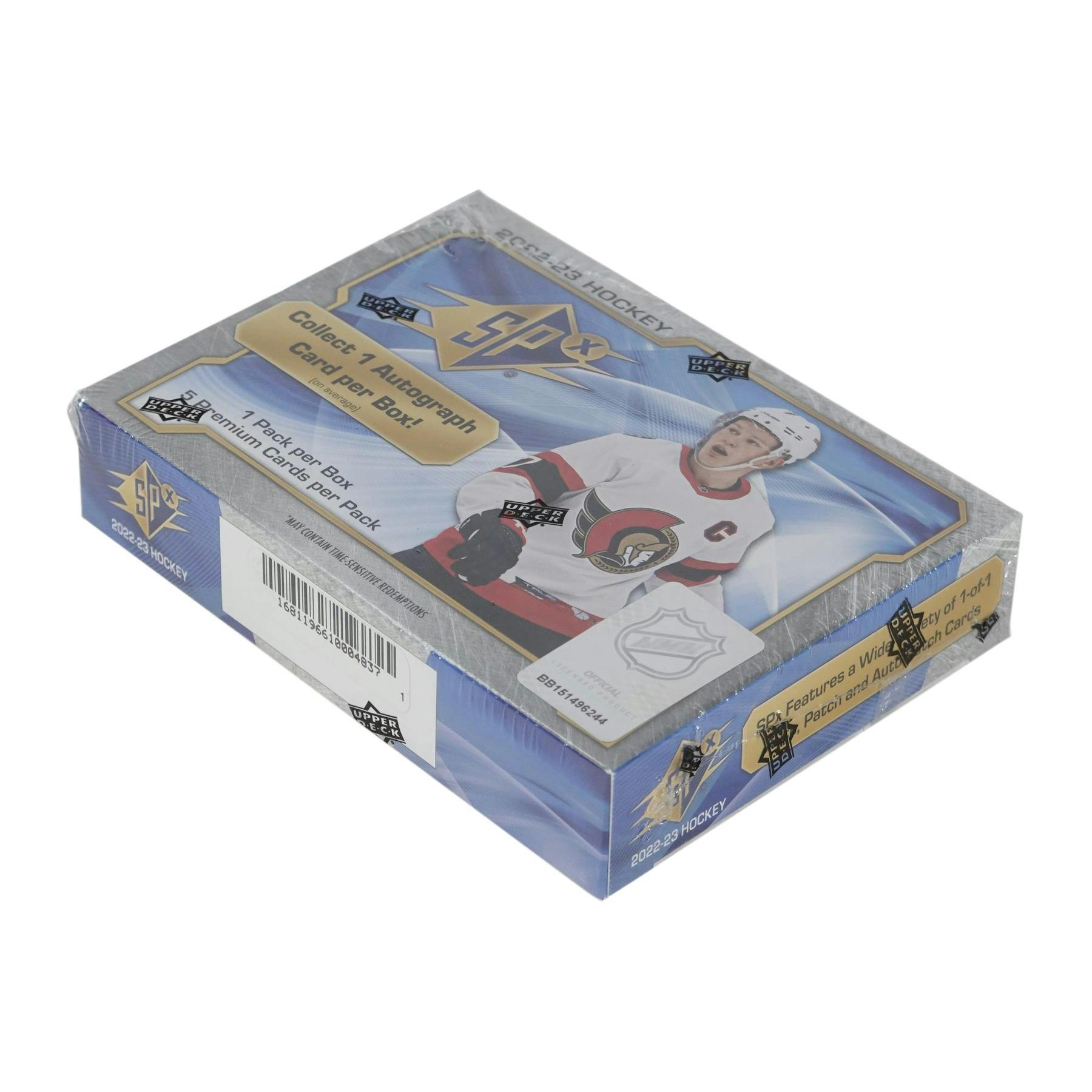 2022/23 Upper Deck SPx Hockey Hobby Box