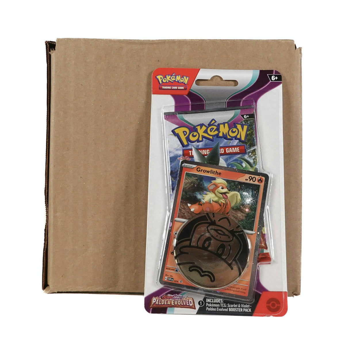 Pokemon Scarlet & Violet: Paldea Evolved Checklane Booster 16-Pack Box
