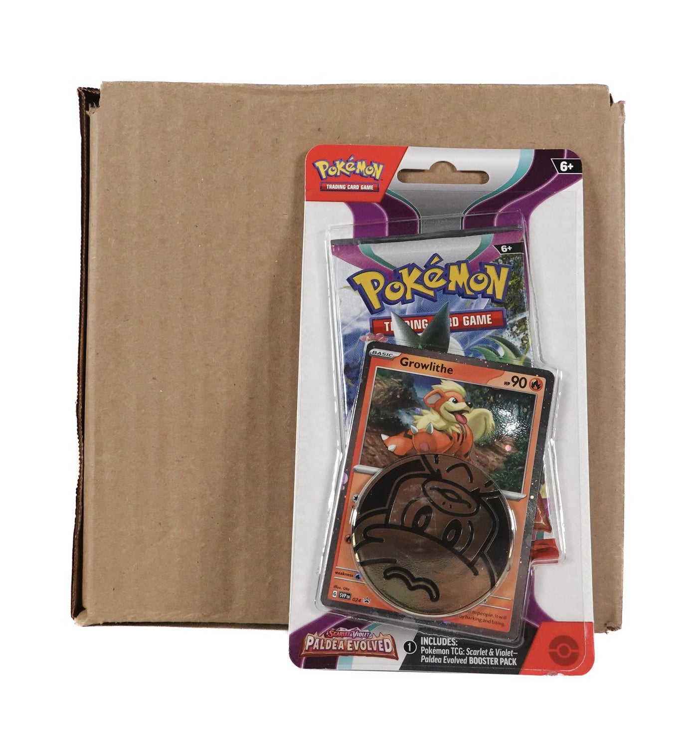 Pokemon Scarlet & Violet: Paldea Evolved Checklane Booster 16-Pack Box