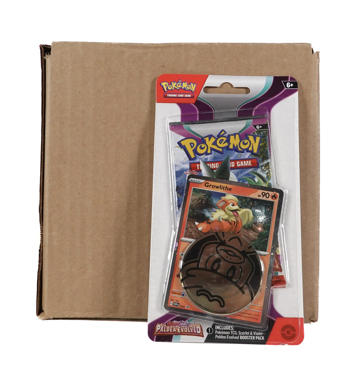 Pokemon Scarlet & Violet: Paldea Evolved Checklane Booster 16-Pack Box