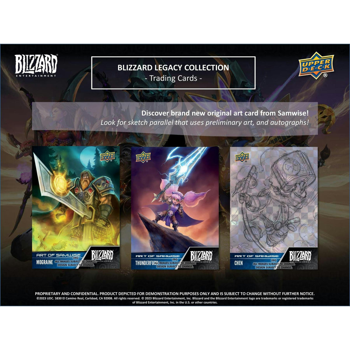 2023 Upper Deck Blizzard Entertainment Legacy Collection Hobby 12-Box Case