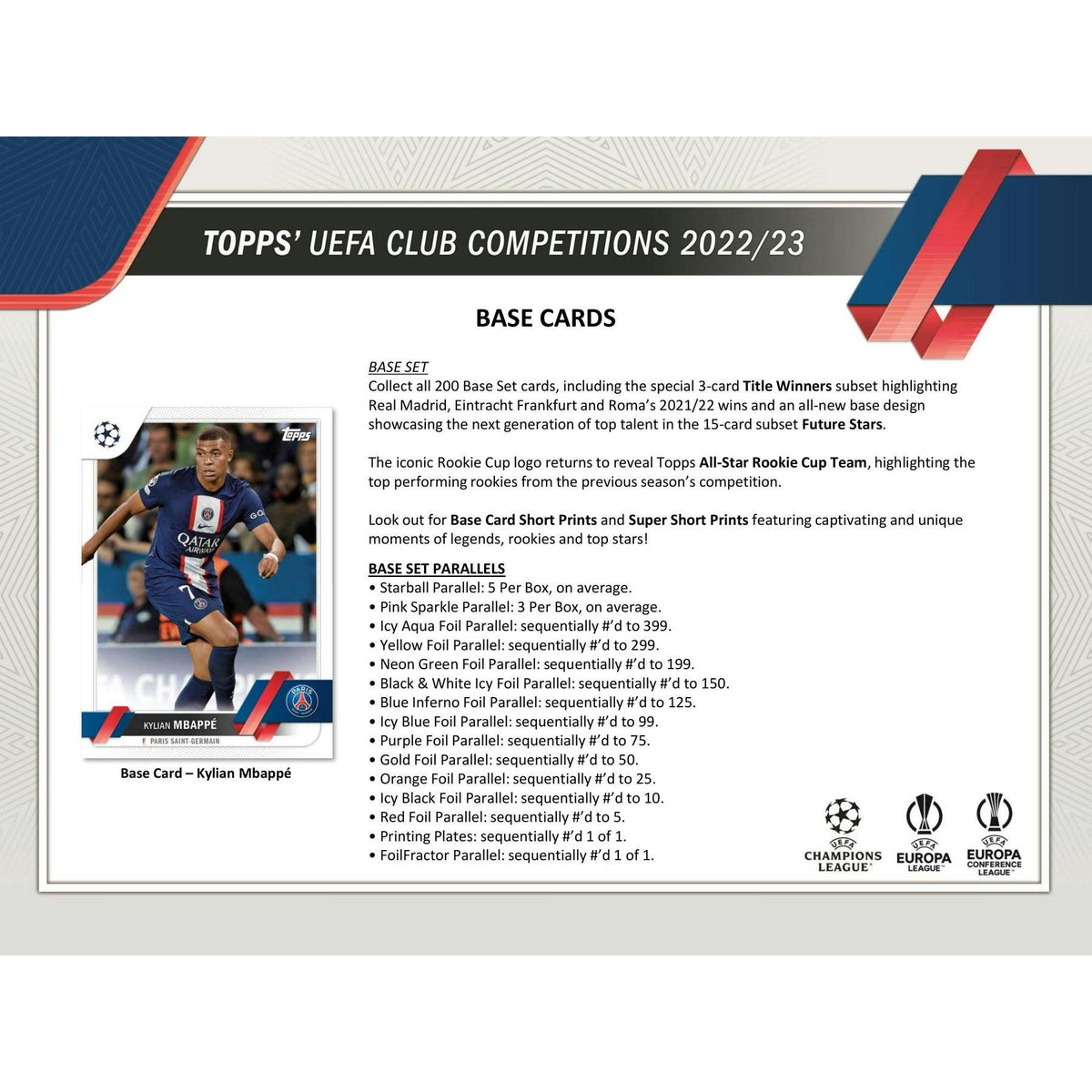 2022/23 Topps UEFA Club Competitions Soccer Hobby Box