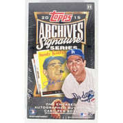 2015 Topps Archives Signature Series Baseball Hobby Box (Reed Buy)