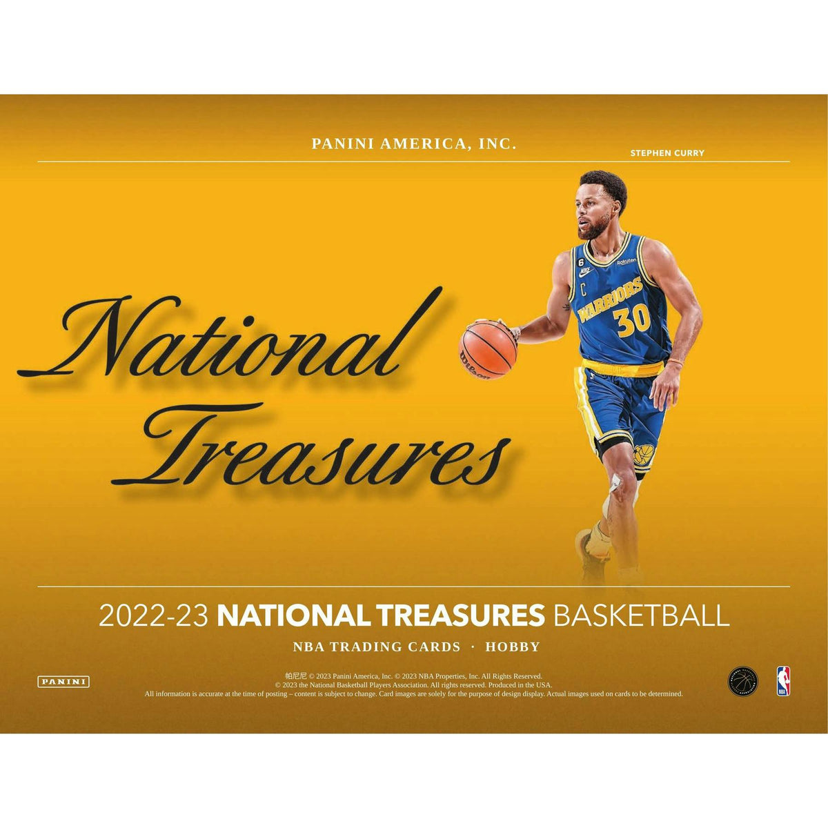 2022/23 Panini National Treasures Basketball Hobby 4-Box Case
