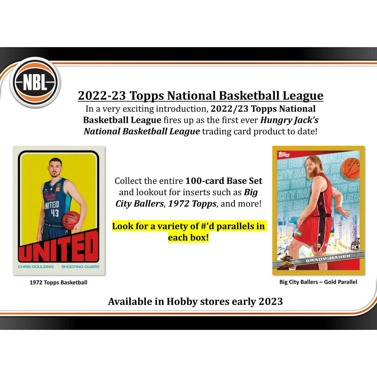 2022/23 Topps NBL Basketball Hobby Pack