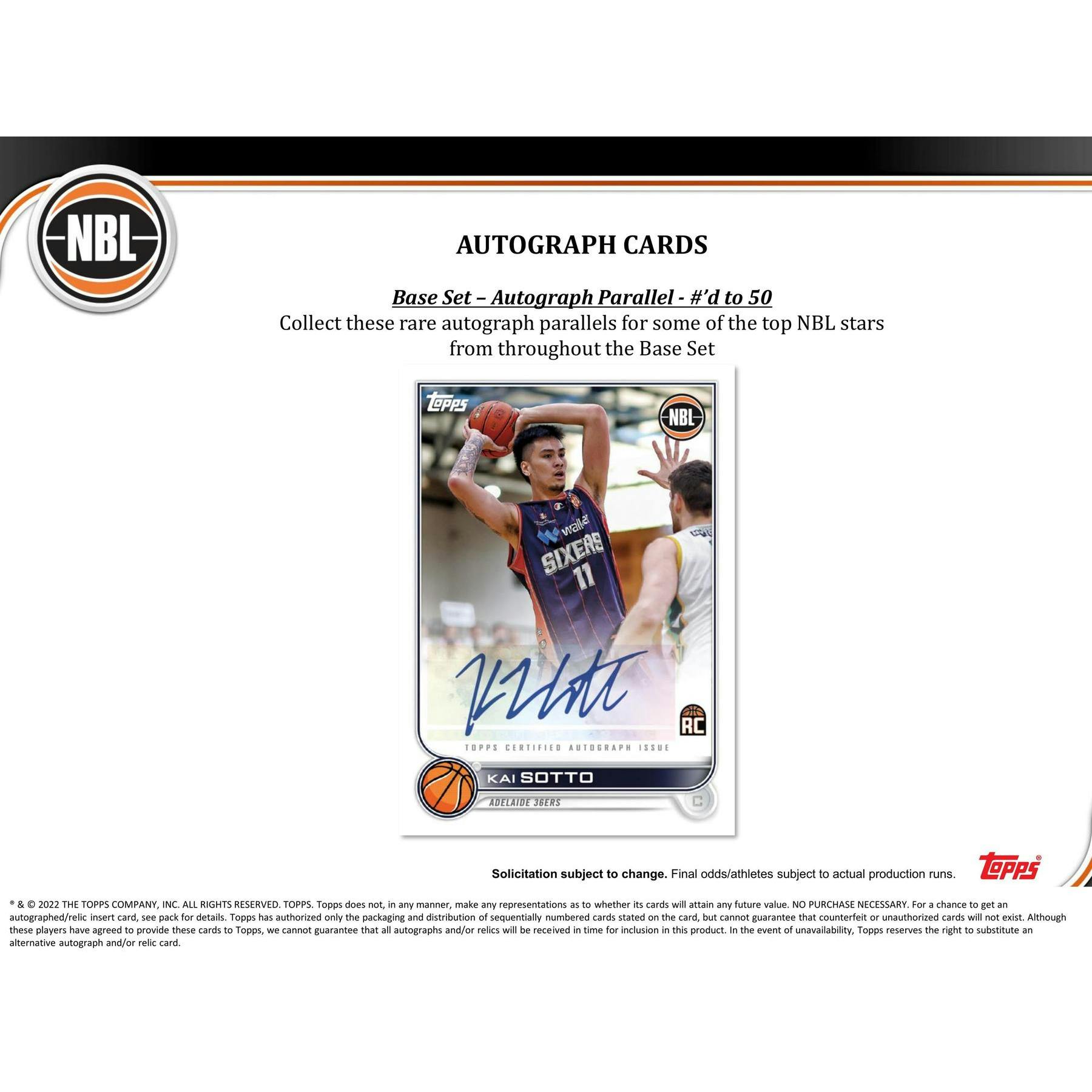 2022/23 Topps NBL Basketball Hobby Pack