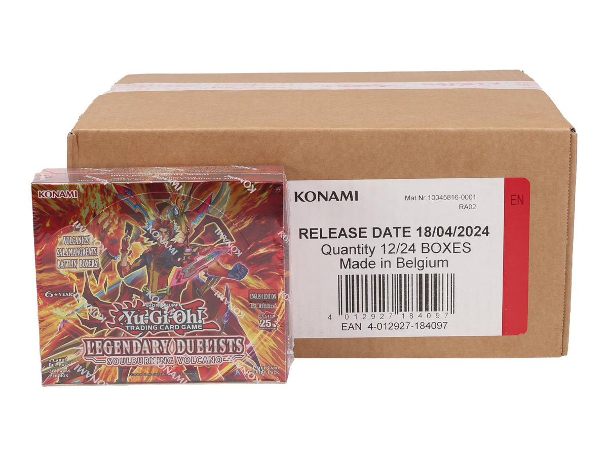 Yu-Gi-Oh Legendary Duelists: Soulburning Volcano Booster 12-Box Case