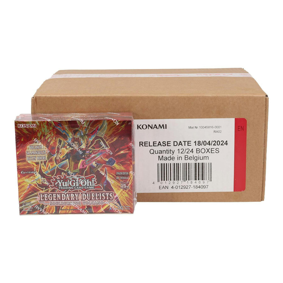 Yu-Gi-Oh Legendary Duelists: Soulburning Volcano Booster 12-Box Case