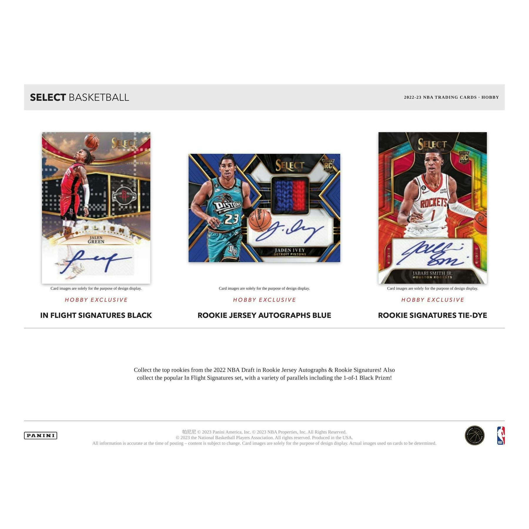 2022/23 Panini Select Basketball Hobby Box