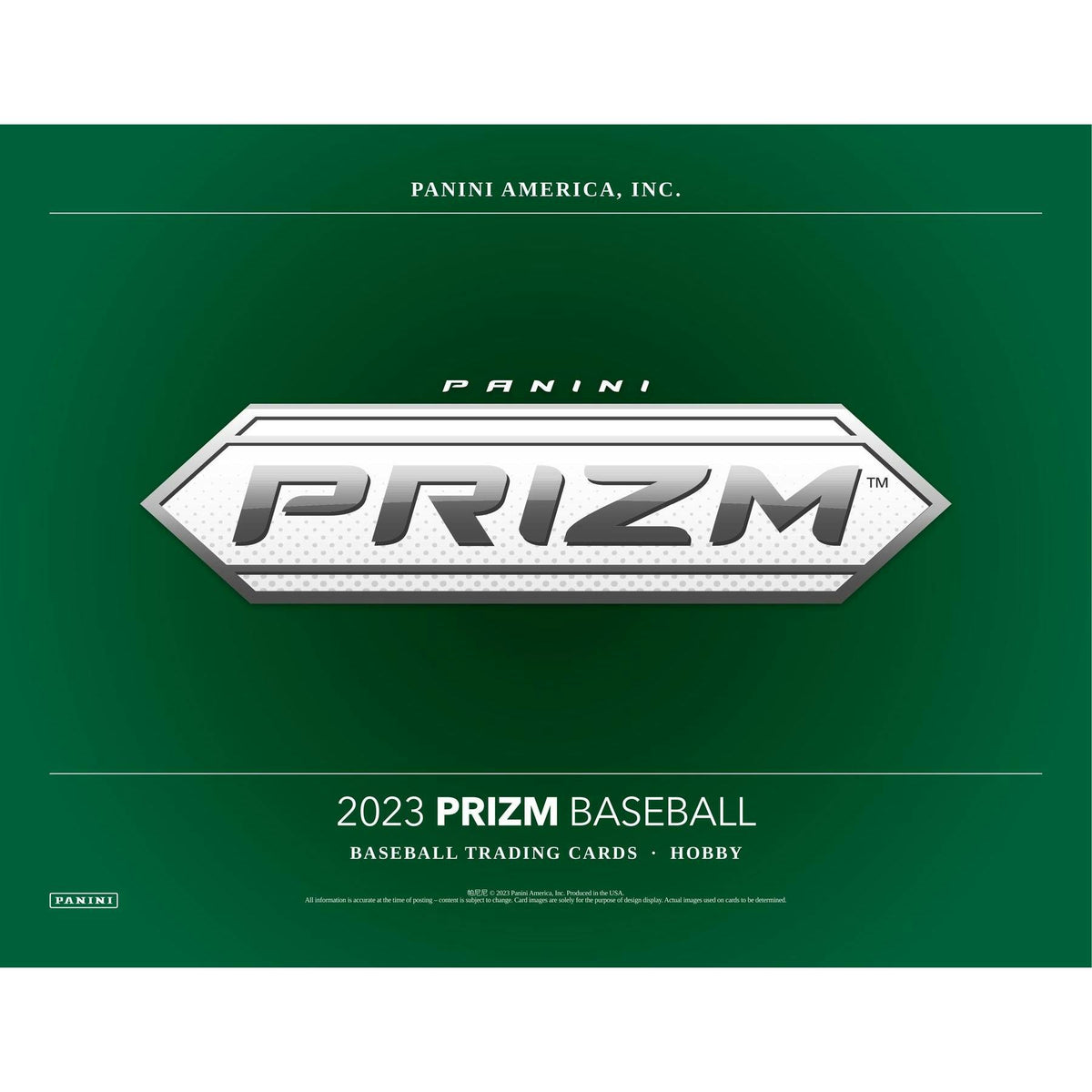 2023 Panini Prizm Baseball Hobby Box