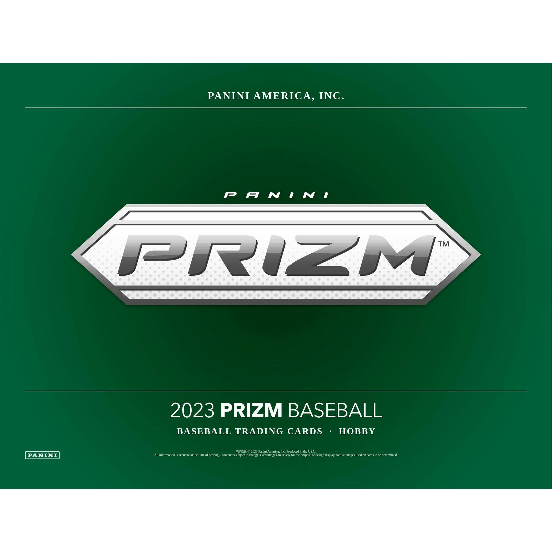 2023 Panini Prizm Baseball Hobby Box