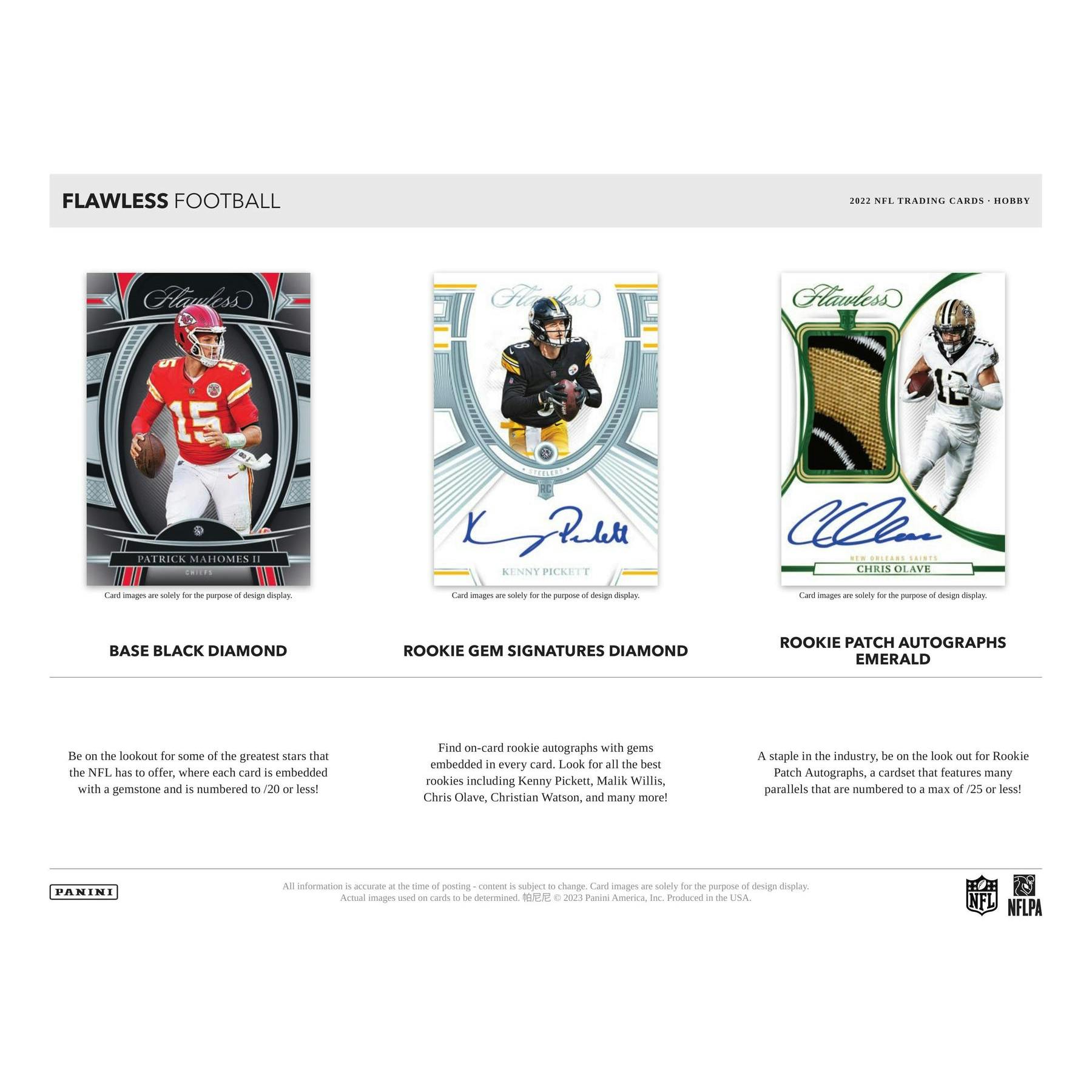 2022 Panini Flawless Football Hobby Box