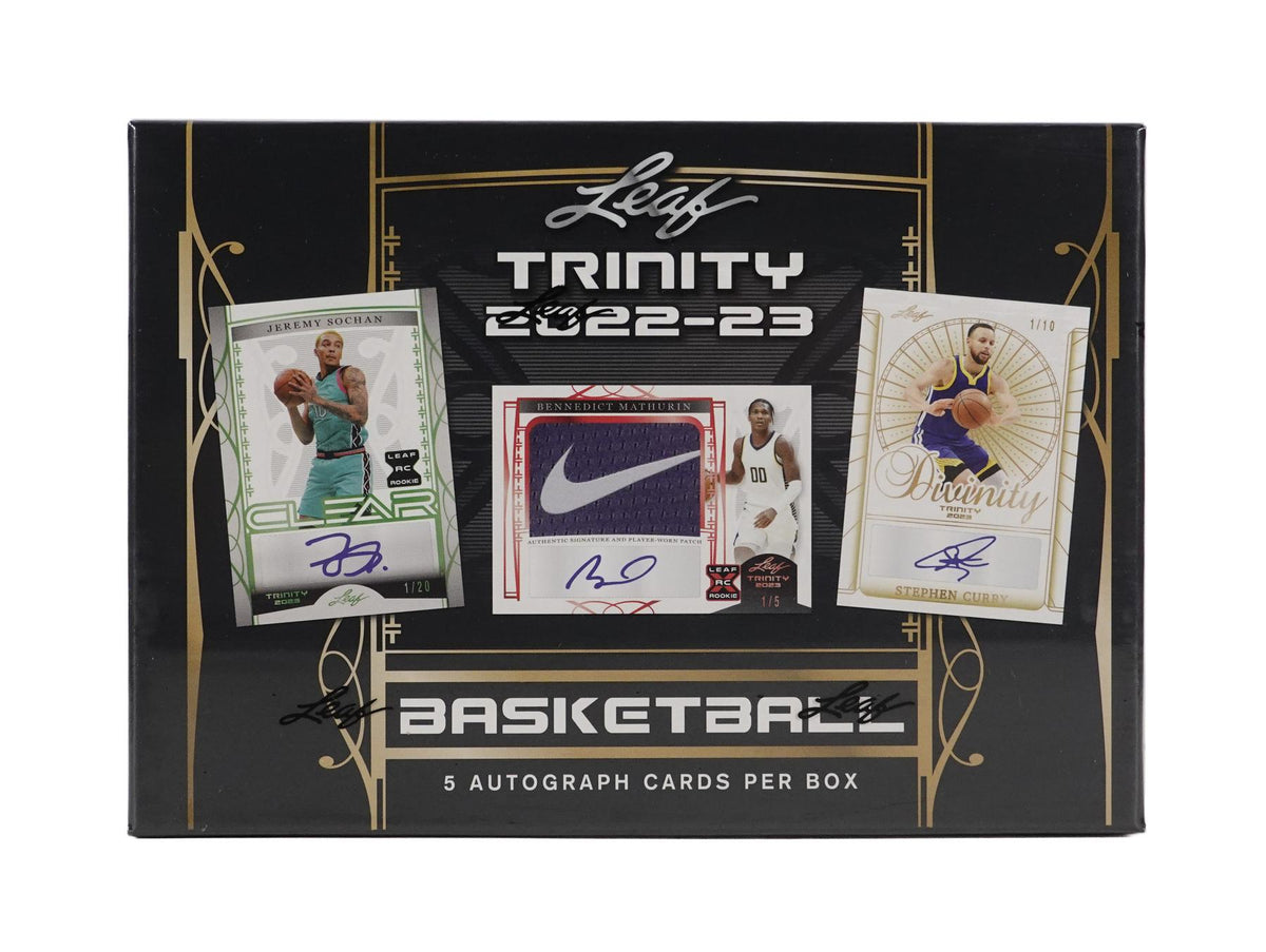 2022/23 Leaf Trinity Basketball Hobby Box (Reed Buy)