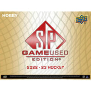 2022/23 Upper Deck SP Game Used Hockey Hobby 18-Box Case