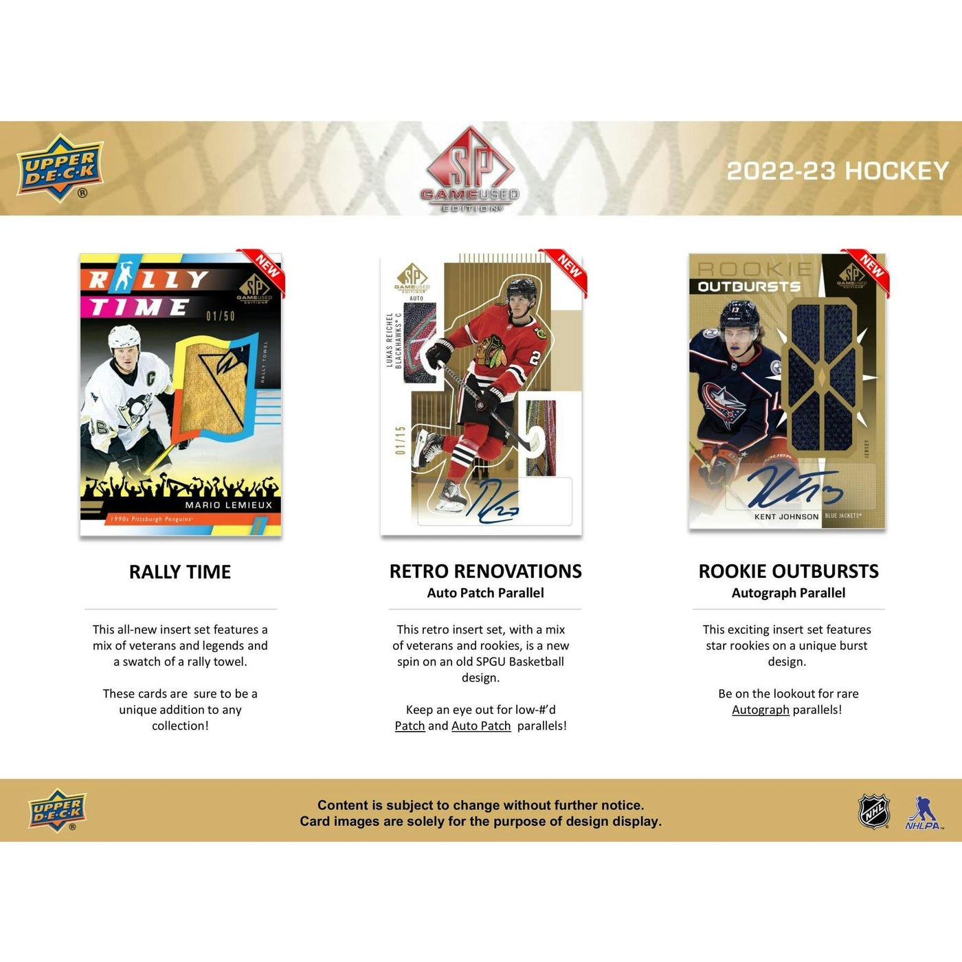 2022/23 Upper Deck SP Game Used Hockey Hobby 18-Box Case