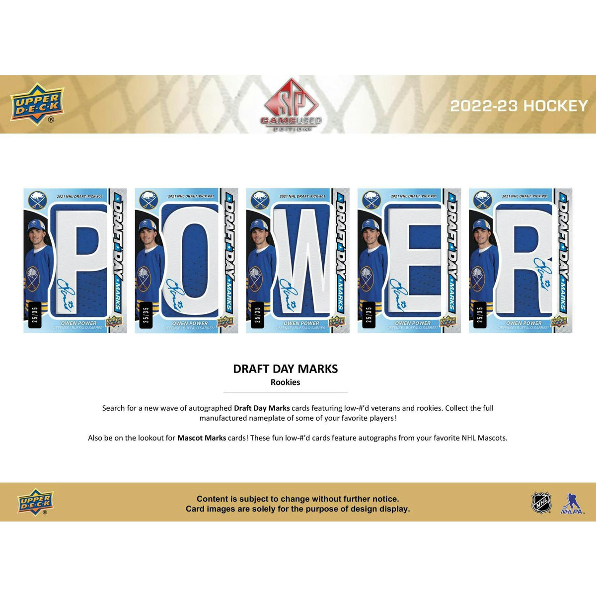 2022/23 Upper Deck SP Game Used Hockey Hobby Box