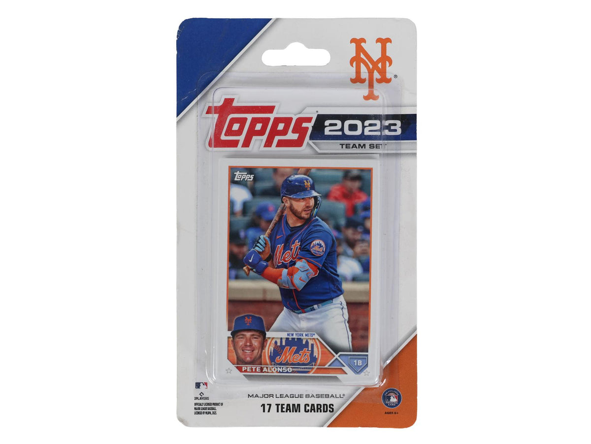 2023 Topps Baseball New York Mets Team Set