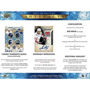 2023/24 Upper Deck Artifacts Hockey Hobby Box (Reed Buy)
