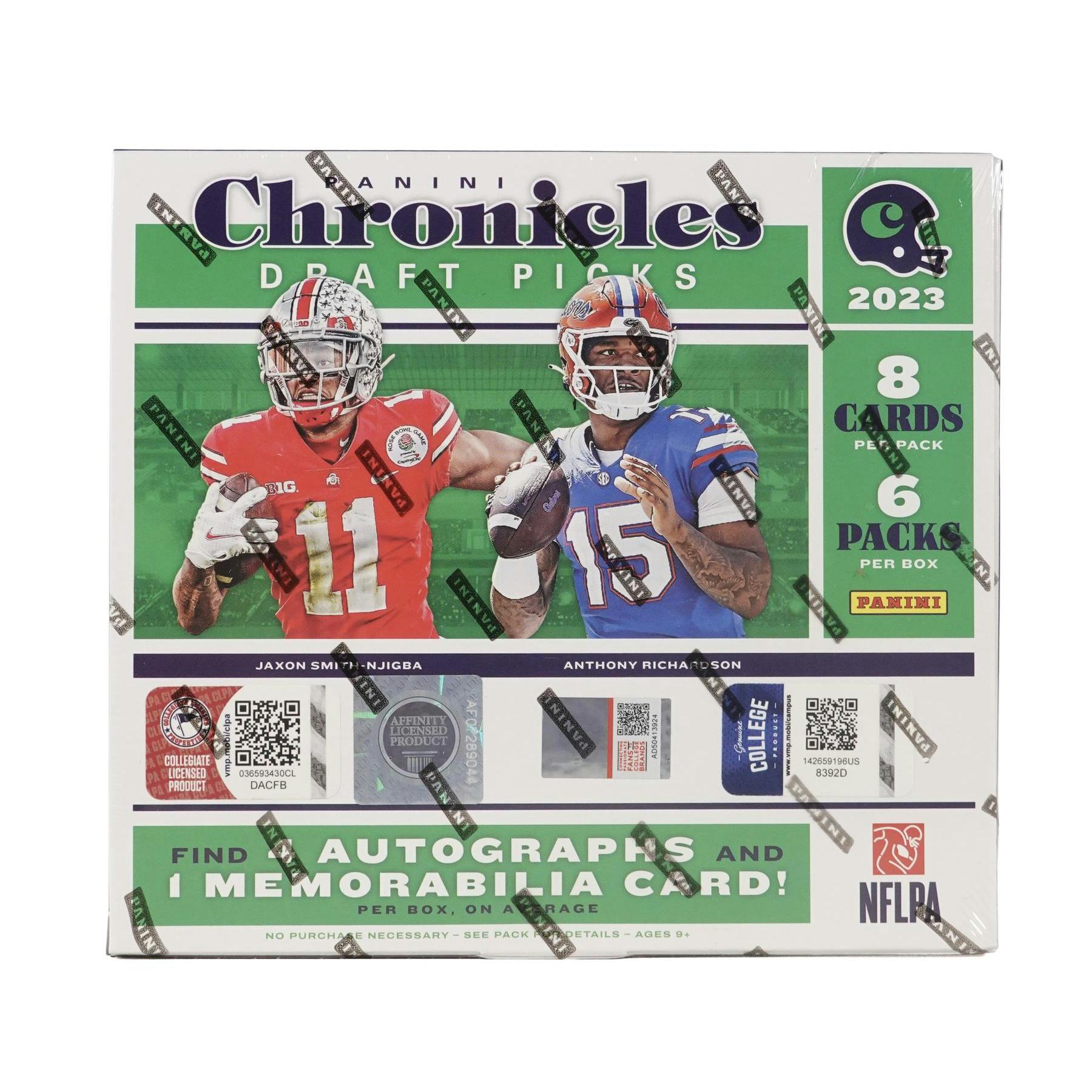 2023 Panini Chronicles Draft Picks Football Hobby Box