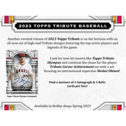 2023 Topps Tribute Baseball Hobby Box