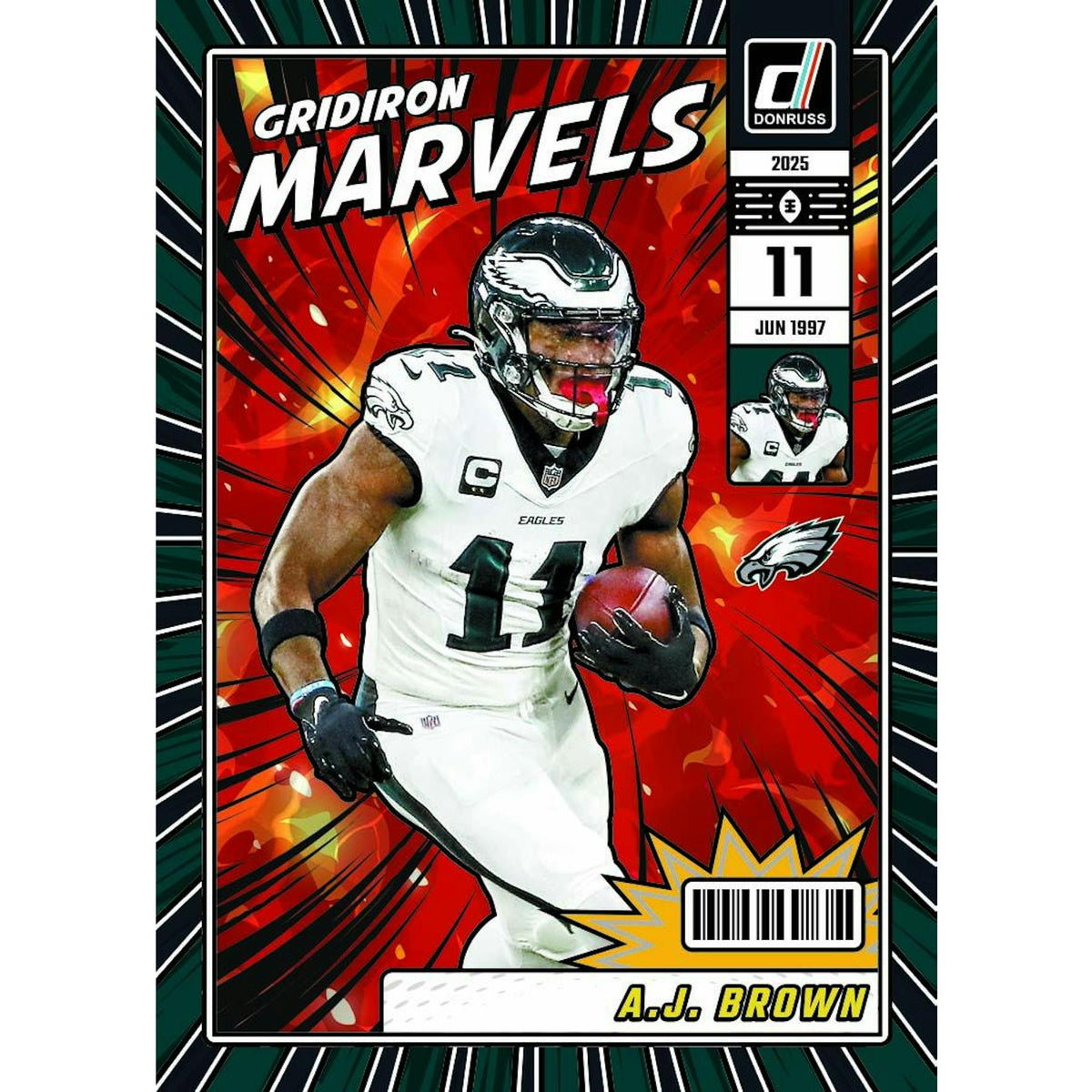 2025 Panini Donruss Football Hobby 18-Box Case