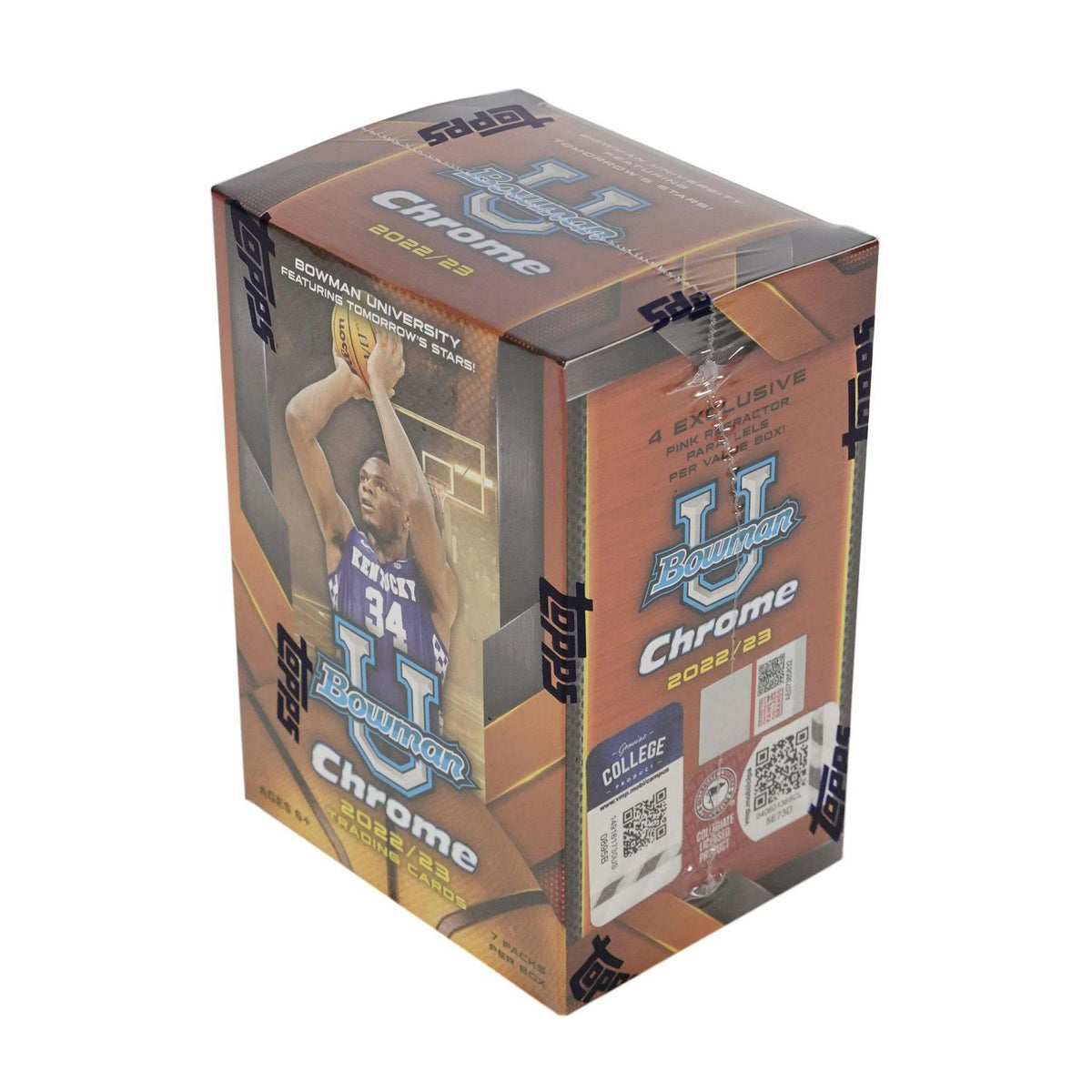 2022/23 Bowman University Chrome Basketball Blaster Box (Reed Buy)