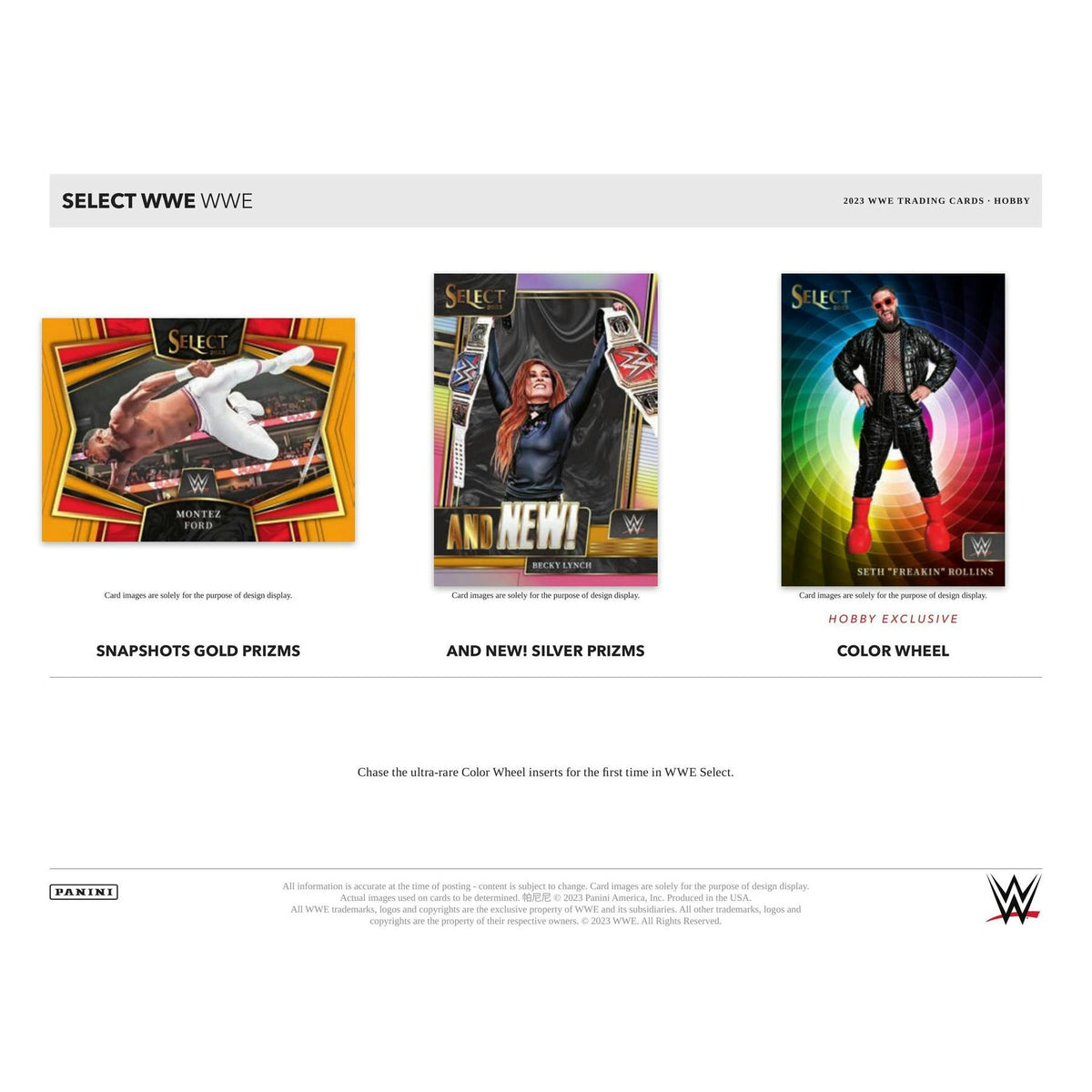 2023 Panini Select WWE Wrestling Hobby Box (Reed Buy)
