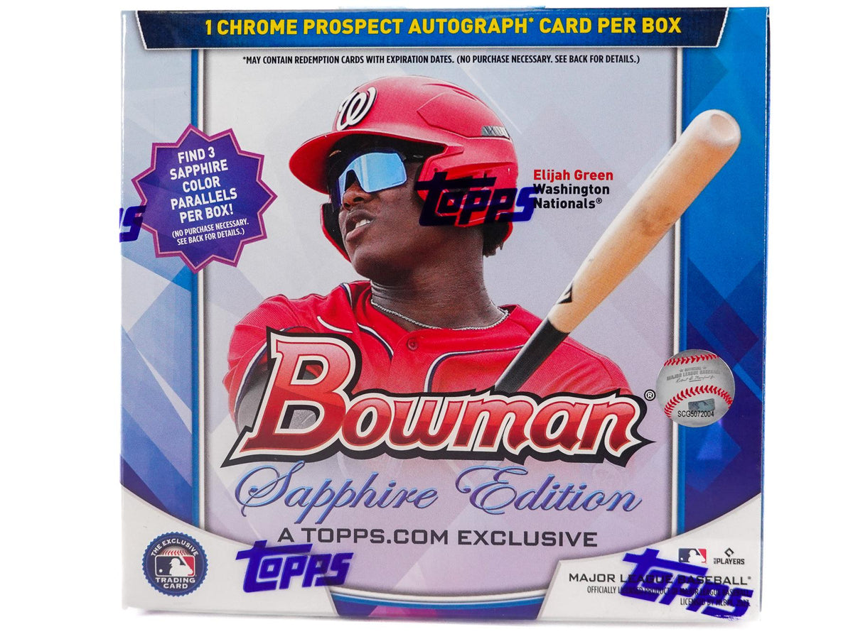 2023 Bowman Baseball Sapphire Edition Hobby Box