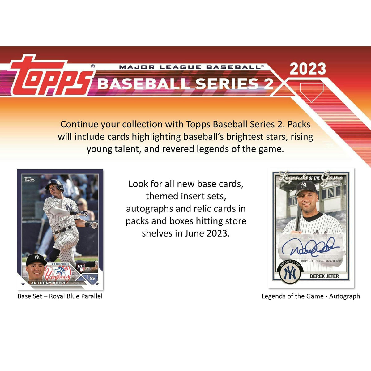 2023 Topps Series 2 Baseball 24-Pack Retail Box
